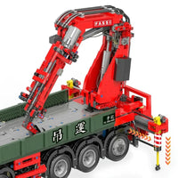Thumbnail for Building Blocks MOC APP Motorized Scania Crane Lorry RC Truck Bricks Toys - 3