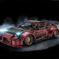 Thumbnail for Building Blocks MOC APP RC Supercar Red Turbo Racing Car Bricks Toy 23005 - 4