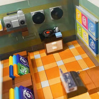 Thumbnail for Building Blocks MOC City Street Creator Expert Music Shop Bricks Toy - 12