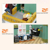 Thumbnail for Building Blocks MOC City Street Creator Expert Music Shop Bricks Toy - 7