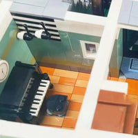 Thumbnail for Building Blocks MOC City Street Creator Expert Music Shop Bricks Toy - 13