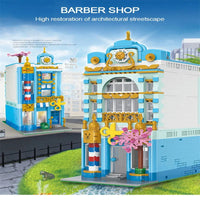 Thumbnail for Building Blocks MOC Creator Experts City Barber Shop Store Bricks Toy Construction Set Toys - 2