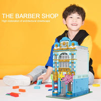 Thumbnail for Building Blocks MOC Creator Experts City Barber Shop Store Bricks Toy - 6