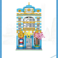 Thumbnail for Building Blocks MOC Creator Experts City Barber Shop Store Bricks Toy Construction Set Toys - 11