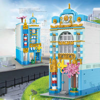 Thumbnail for Building Blocks MOC Creator Experts City Barber Shop Store Bricks Toy Construction Set Toys - 7