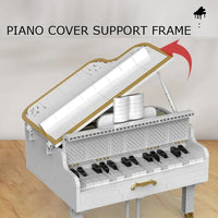 Thumbnail for Building Blocks MOC Expert APP RC Dream White Piano Bricks Toys - 4