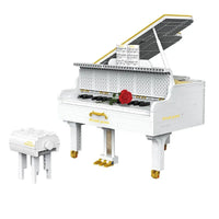 Thumbnail for Building Blocks MOC Expert APP RC Dream White Piano Bricks Toys - 14
