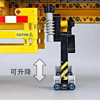 Thumbnail for Building Blocks MOC Heavy Container Trailer Truck Bricks Toys QC14 Construction Set Toys - 7