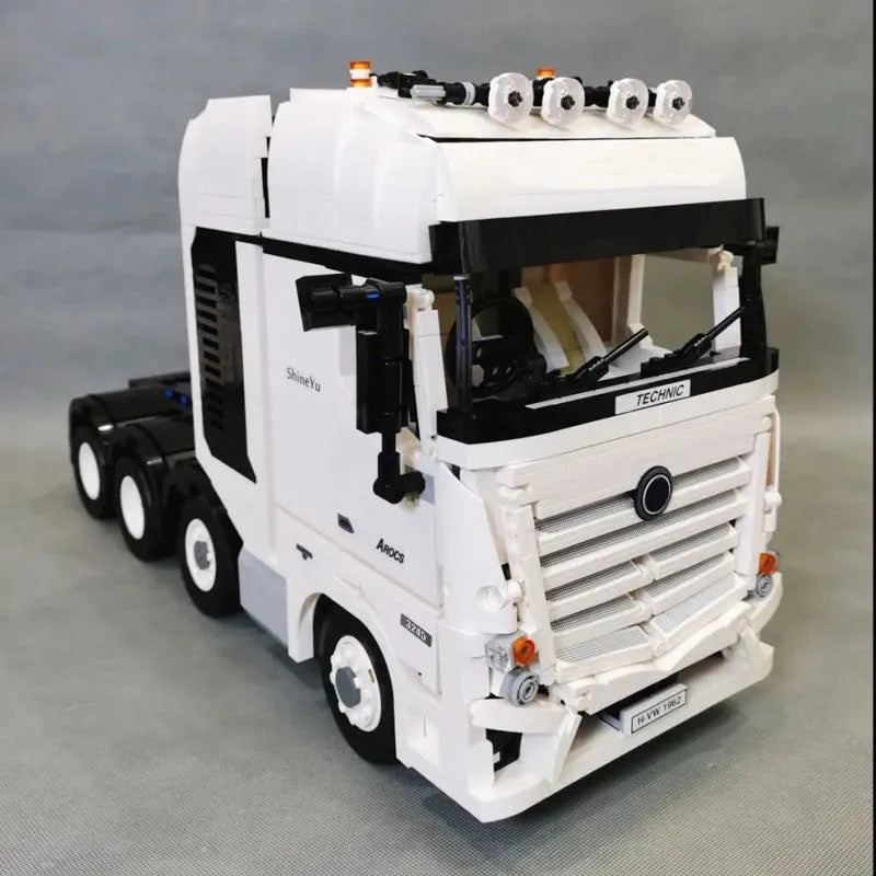 Building Blocks MOC Heavy Container Truck Arocs Bricks Toys QC007 - 13