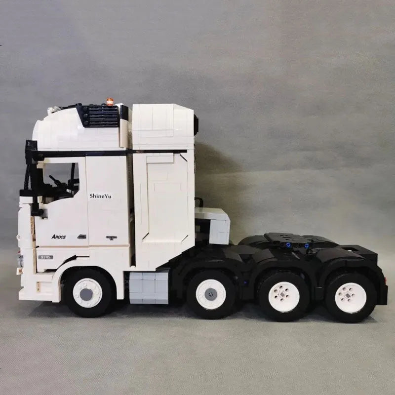 Building Blocks MOC Heavy Container Truck Arocs Bricks Toys QC007 Construction Set Toys - 11