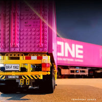 Thumbnail for Building Blocks MOC Heavy Trailer Container Bricks Toys QC013 Construction Set Toys - 5