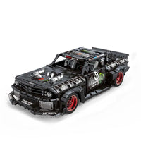Thumbnail for Building Blocks MOC Mustang Hoonicorn V2 Classic Racing Car Bricks Toy QC005 - 1