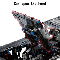 Thumbnail for Building Blocks MOC Mustang Hoonicorn V2 Classic Racing Car Bricks Toy QC005 - 7