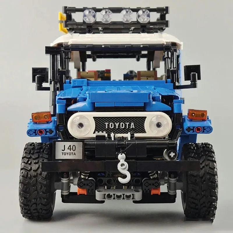 Building Blocks MOC Off Road Toyota FJ40 SUV Bricks Toys QC012 - 16