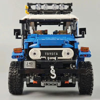 Thumbnail for Building Blocks MOC Off Road Toyota FJ40 SUV Bricks Toys QC012 - 16