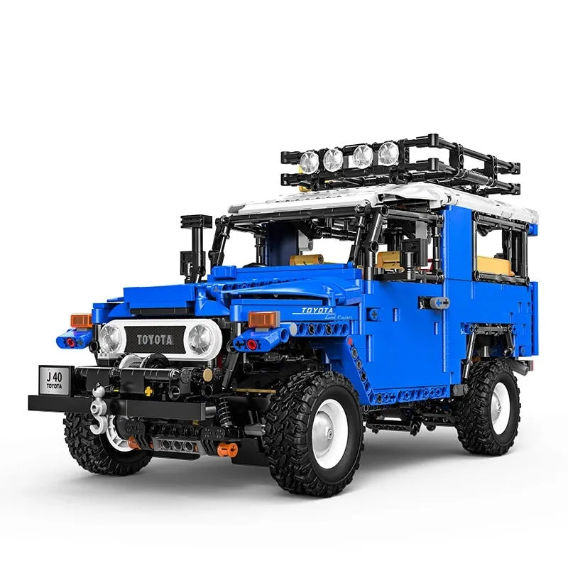 Building Blocks MOC Off Road Toyota FJ40 SUV Bricks Toys QC012 - 1