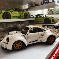 Thumbnail for Building Blocks MOC Porsche 911 Widebody Classic Racing Car Bricks Toy QC016 - 6