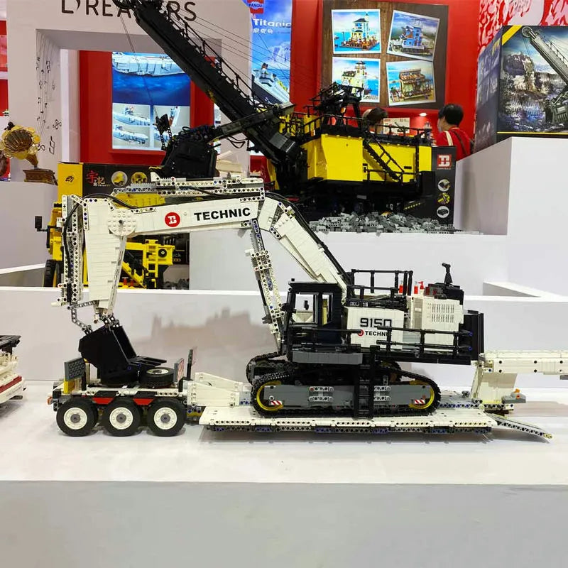 Building Blocks MOC RC APP City Mining Excavator Truck Bricks Toys Construction Set Toys - 11