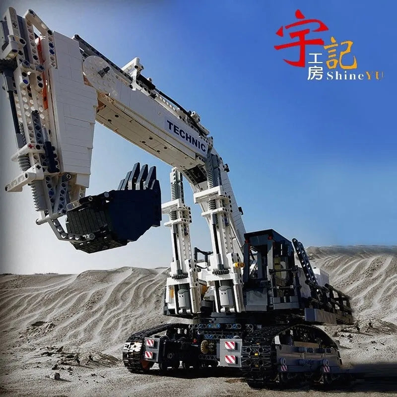 Building Blocks MOC RC APP City Mining Excavator Truck Bricks Toys Construction Set Toys - 13