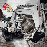 Thumbnail for Building Blocks MOC RC APP City Mining Excavator Truck Bricks Toys Construction Set Toys - 14