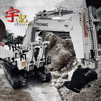 Thumbnail for Building Blocks MOC RC APP City Mining Excavator Truck Bricks Toys - 14