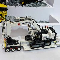 Thumbnail for Building Blocks MOC RC APP City Mining Excavator Truck Bricks Toys - 10