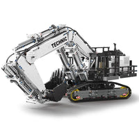 Thumbnail for Building Blocks MOC RC APP City Mining Excavator Truck Bricks Toys - 3