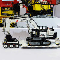 Thumbnail for Building Blocks MOC RC APP City Mining Excavator Truck Bricks Toys - 8
