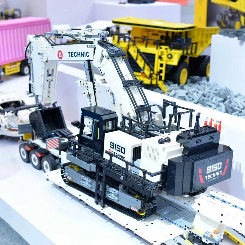 Building Blocks MOC RC APP City Mining Excavator Truck Bricks Toys - 7