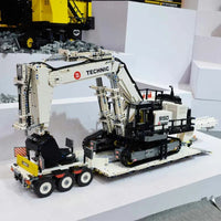 Thumbnail for Building Blocks MOC RC APP City Mining Excavator Truck Bricks Toys - 9