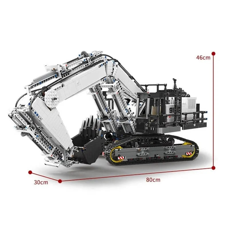 Building Blocks MOC RC APP City Mining Excavator Truck Bricks Toys Construction Set Toys - 6