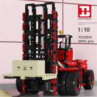 Thumbnail for Building Blocks MOC RC APP Motorized Heavy Forklift Truck Bricks Toys - 2