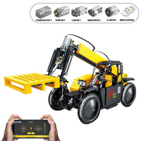 Thumbnail for Building Blocks MOC RC APP Motorized Lift Forklift Truck Bricks Toys Construction Set Toys - 1
