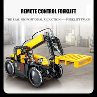 Thumbnail for Building Blocks MOC RC APP Motorized Lift Forklift Truck Bricks Toys - 6