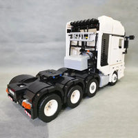 Thumbnail for Building Blocks MOC RC Motorized Heavy Container Truck Bricks Toy QC007 - 17