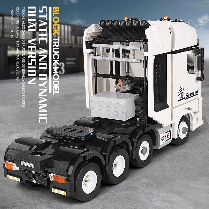 Building Blocks MOC RC Motorized Heavy Container Truck Bricks Toy QC007 - 11
