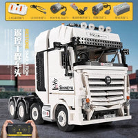 Thumbnail for Building Blocks MOC RC Motorized Heavy Container Truck Bricks Toy QC007 - 3