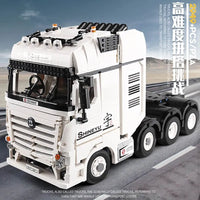 Thumbnail for Building Blocks MOC RC Motorized Heavy Container Truck Bricks Toy QC007 - 4