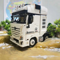 Thumbnail for Building Blocks MOC RC Motorized Heavy Container Truck Bricks Toy QC007 - 8
