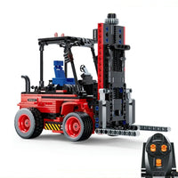 Thumbnail for Building Blocks MOC RC STEM Heavy Forklift Truck Bricks Toys 33003 - 1