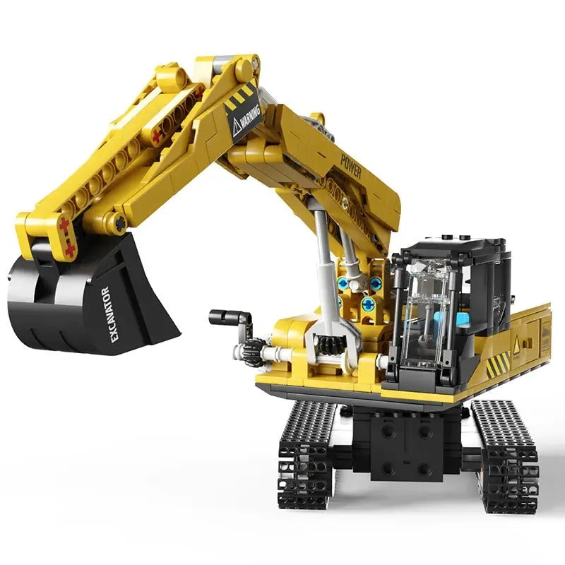 Building Blocks MOC RC STEM Mini Excavator Truck Bricks Toys 33001 Construction Set Toys - 1