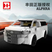 Thumbnail for Building Blocks MOC RC Toyota Alphard SUV Van Classic Car Bricks Toy 23007 Construction Set Toys - 2