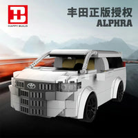 Thumbnail for Building Blocks MOC RC Toyota Alphard SUV Van Classic Car Bricks Toy 23007 - 2