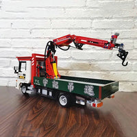 Thumbnail for Building Blocks Tech MOC APP Motorized Crane Lorry RC Truck Bricks Toy Construction Set Toys - 4