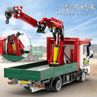 Thumbnail for Building Blocks Tech MOC APP Motorized Crane Lorry RC Truck Bricks Toy - 3