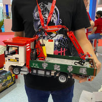 Thumbnail for Building Blocks Tech MOC APP Motorized Crane Lorry RC Truck Bricks Toy Construction Set Toys - 11