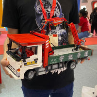 Thumbnail for Building Blocks Tech MOC APP Motorized Crane Lorry RC Truck Bricks Toy - 12