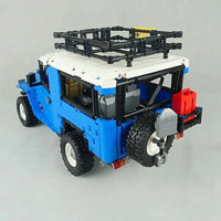 Thumbnail for Building Blocks Tech MOC RC APP Off Road Toyota FJ40 SUV Bricks Toy - 19