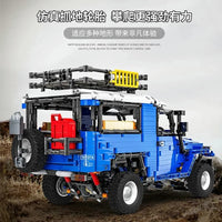 Thumbnail for Building Blocks Tech MOC RC APP Off Road Toyota FJ40 SUV Bricks Toy - 5