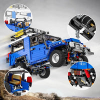 Thumbnail for Building Blocks Tech MOC RC APP Off Road Toyota FJ40 SUV Bricks Toy - 13